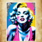 Affiche Street Art Marilyn Monroe – Une Icône Glamour et Rebelle 🌟🎨
