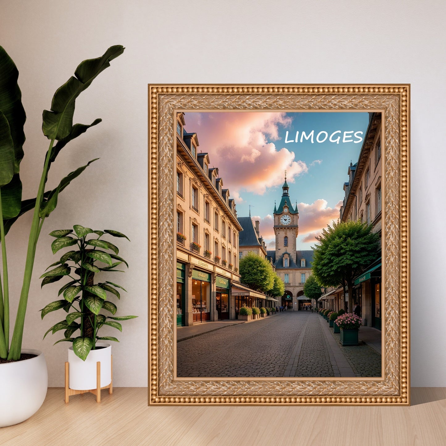 Affiche Limoges – Versions Moderne et Vintage pour une Décoration Authentique