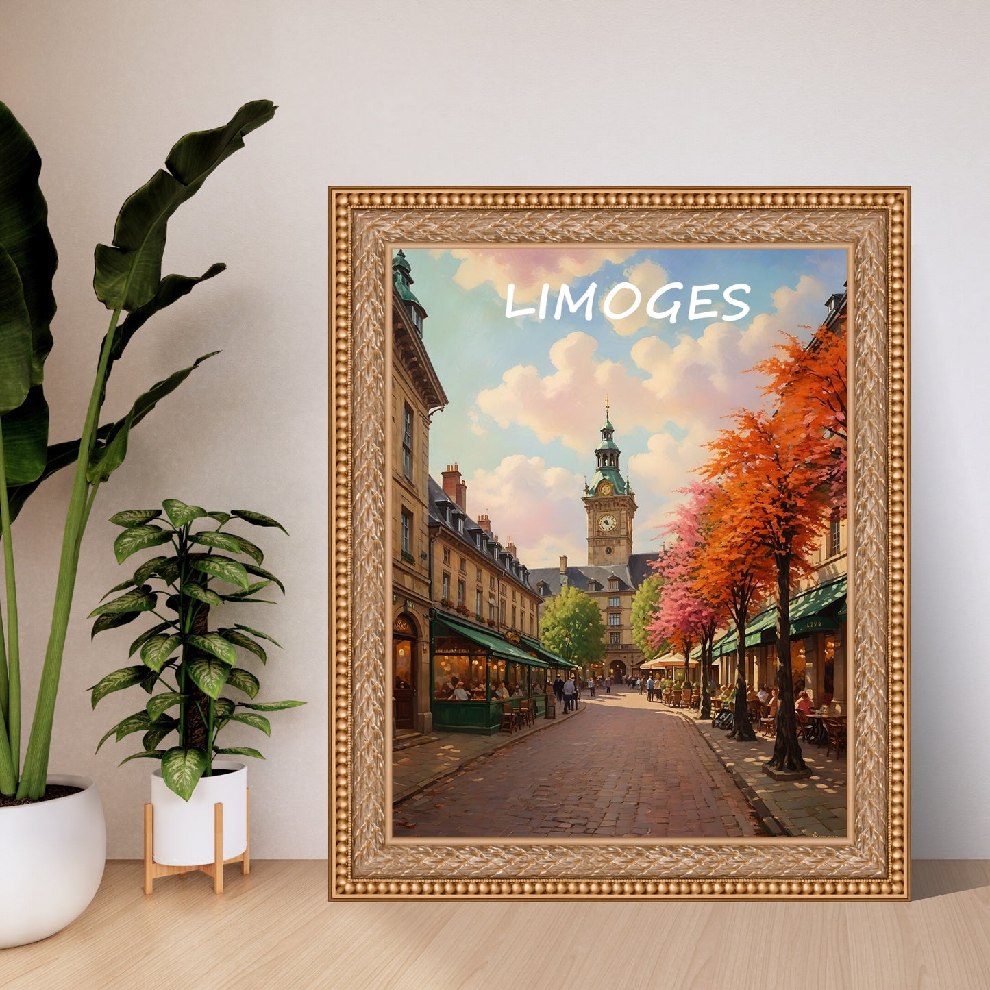 Affiche Limoges – Versions Moderne et Vintage pour une Décoration Authentique