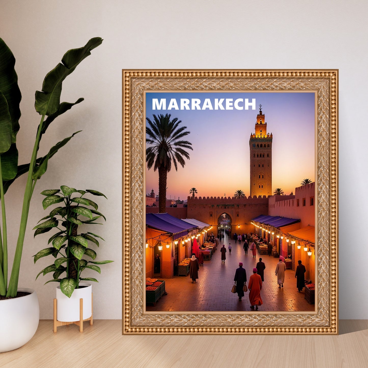 Affiche Marrakech – Moderne et Vintage pour une Décoration Inspirée du Maroc
