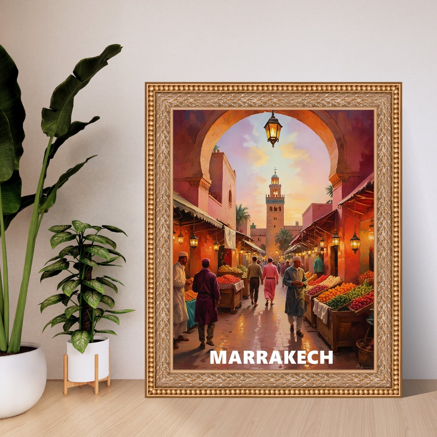 Affiche Marrakech – Moderne et Vintage pour une Décoration Inspirée du Maroc
