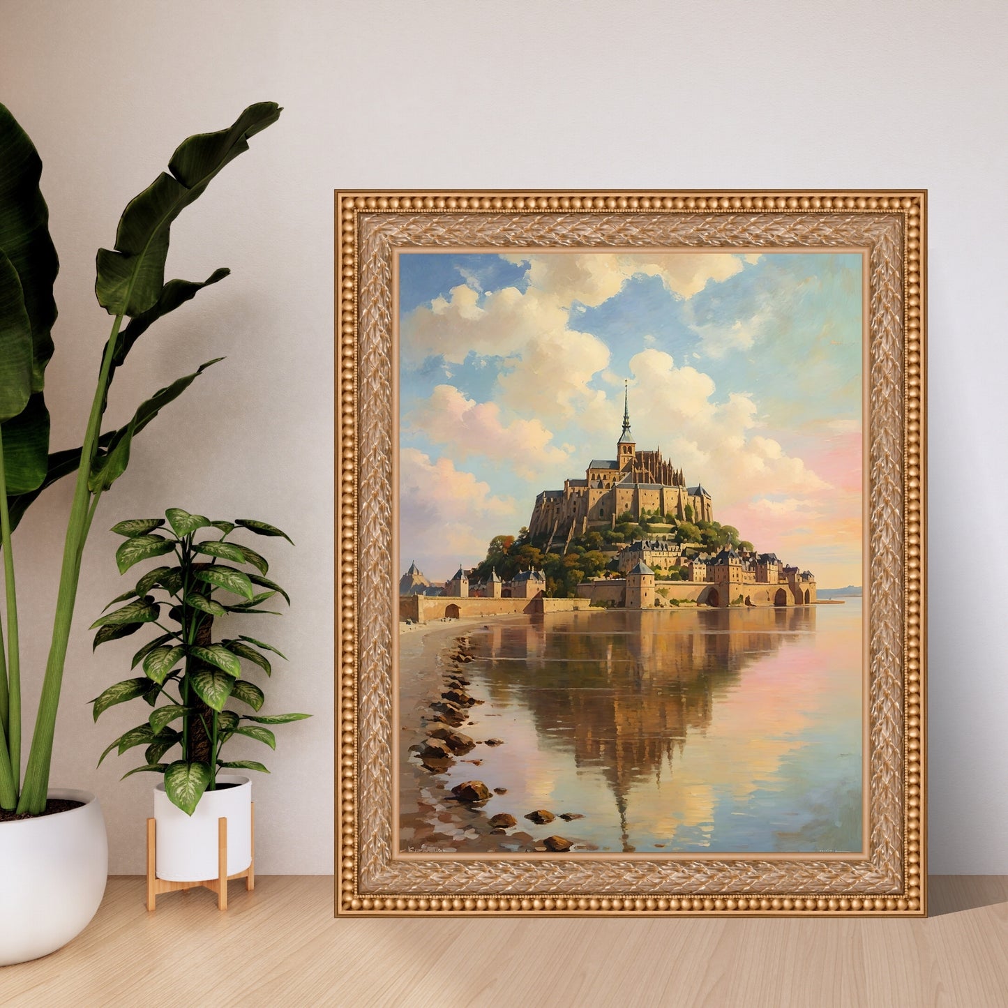 Affiche Mont Saint-Michel – Versions Moderne et Vintage pour une Décoration Historique