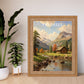 Affiche Pyrénées – Style Moderne et Vintage pour une Décoration Nature