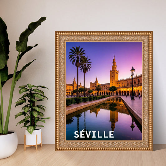 Affiche Séville – Moderne et Vintage pour une Décoration Andalouse Authentique