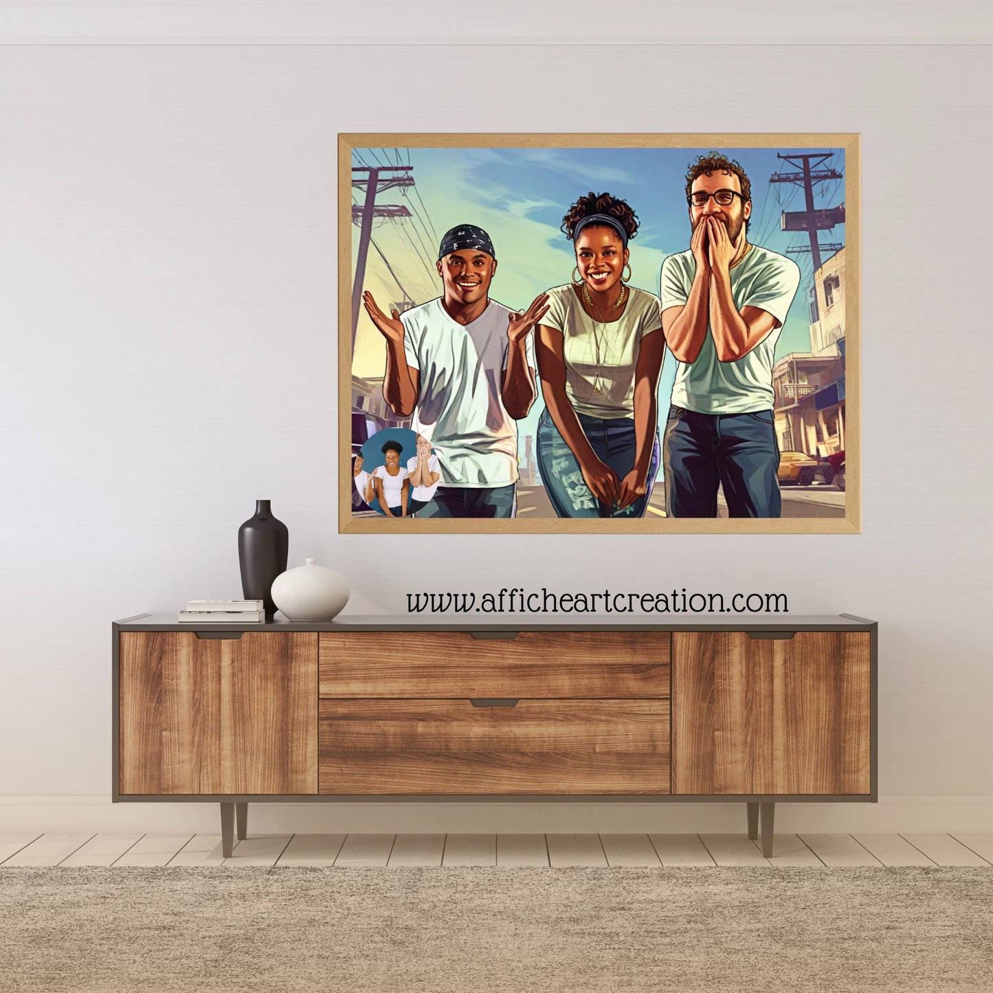 Affiche Personnalisée GTA